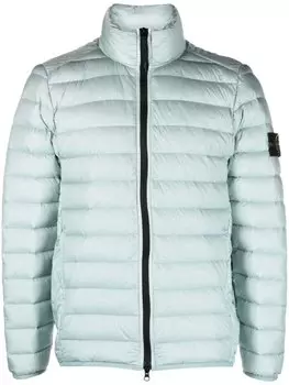 Stone Island пуховик Loom Woven Chambers, синий