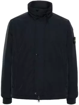 Stone Island пуховик с нашивкой Compass, синий
