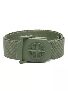 Stone Island ремень с пряжкой Compass, зеленый