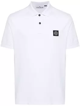 Stone Island рубашка поло с логотипом Compass, белый