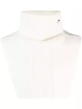 Stone Island Shadow Project толстовка с высоким воротником и вышитым логотипом, белый