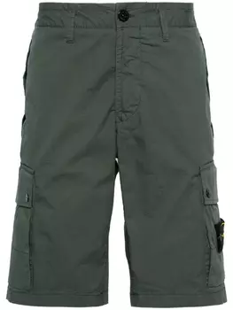 Stone Island шорты карго с нашивкой Compass, зеленый