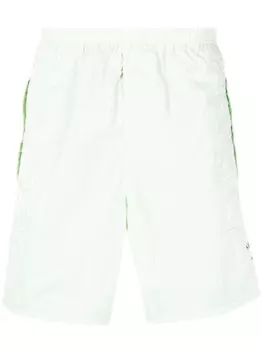 Stone Island спортивные шорты с логотипом, зеленый