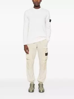 Stone Island спортивные штаны с значком компаса, нейтральный цвет