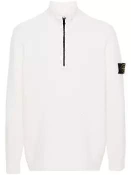 Stone Island свитер с изображением компаса, белый