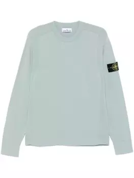 Stone Island свитер с изображением компаса, серый