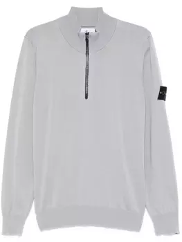 Stone Island свитер с круглым вырезом, серый