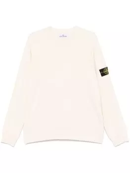 Stone Island свитер с нашивкой Compass, нейтральный