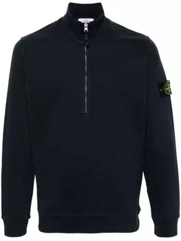 Stone Island толстовка из органического хлопка, синий