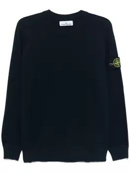 Stone Island толстовка из ткани пике, синий