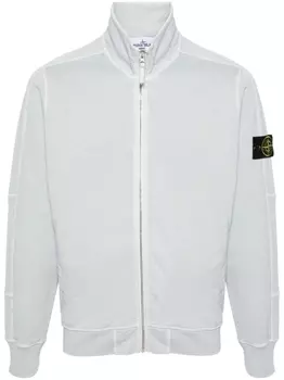 Stone Island толстовка на молнии с логотипом Compass, синий