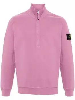 Stone Island толстовка с изображением компаса, розовый