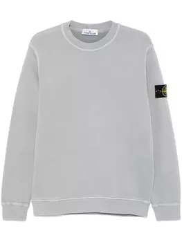 Stone Island толстовка с изображением компаса, серый