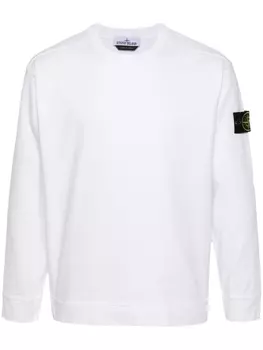 Stone Island толстовка с логотипом Compass, белый