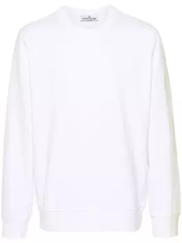 Stone Island толстовка с логотипом Compass, белый