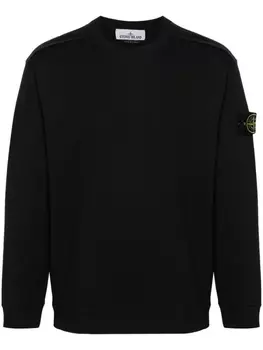 Stone Island толстовка с логотипом Compass, черный