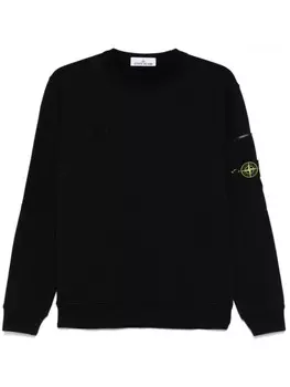 Stone Island толстовка с логотипом Compass, черный