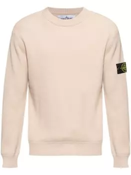 Stone Island толстовка с логотипом Compass, нейтральный