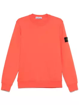 Stone Island толстовка с логотипом Compass, оранжевый