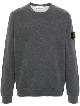 Stone Island толстовка с логотипом Compass, серый