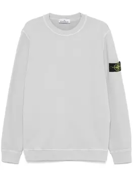 Stone Island толстовка с логотипом Compass, серый