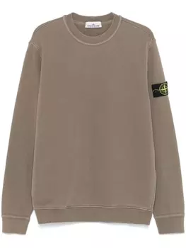 Stone Island толстовка с логотипом Compass, зеленый