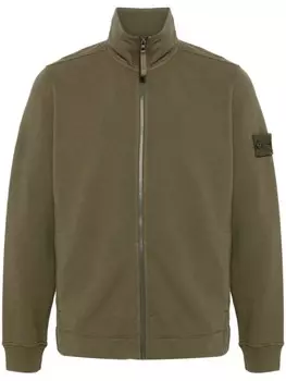 Stone Island толстовка с логотипом Compass, зеленый