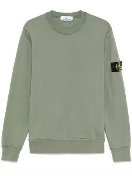 Stone Island толстовка с логотипом Compass, зеленый