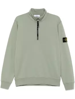 Stone Island толстовка с логотипом Compass, зеленый
