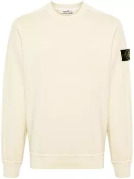 Stone Island толстовка с нашивкой Compass, нейтральный цвет