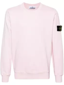 Stone Island толстовка с нашивкой Compass, розовый