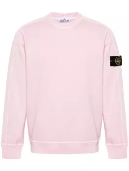 Stone Island толстовка с нашивкой Compass, розовый