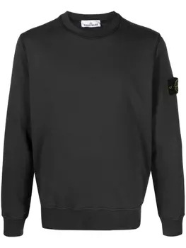 Stone Island толстовка с нашивкой Compass, серый