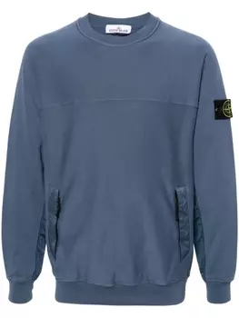 Stone Island толстовка с нашивкой Compass, синий