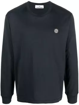Stone Island толстовка с нашивкой Compass, синий