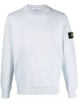 Stone Island толстовка с нашивкой Compass, синий