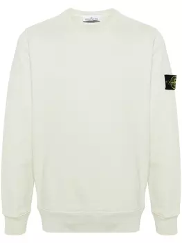 Stone Island толстовка с нашивкой Compass, зеленый