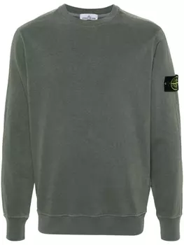 Stone Island толстовка с нашивкой Compass, зеленый