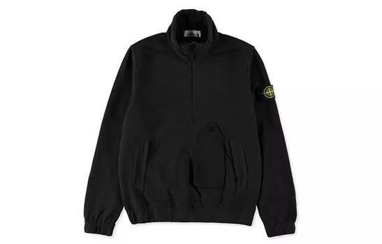 STONE ISLAND Толстовка унисекс, цвет Black