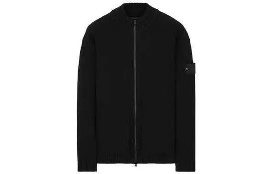 Кардиган Stone Island Unisex на молнии, черный