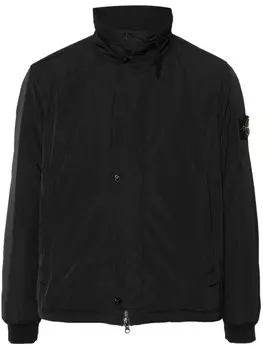Stone Island утепленная куртка с изображением компаса, черный