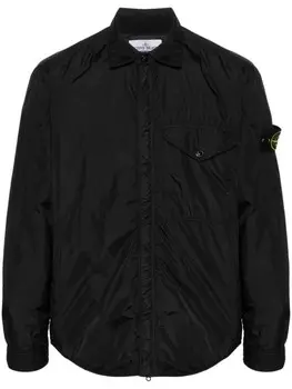 Stone Island утепленная легкая куртка, черный