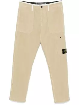 Stone Island вельветовые брюки, нейтральный цвет