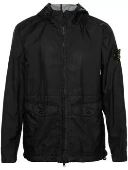Stone Island ветровка Membrana 3L TC с капюшоном, черный