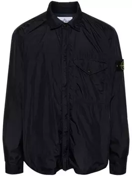 Stone Island ветровка на молнии, синий