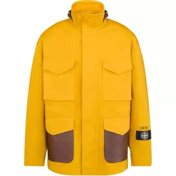 Stone Island X Куртка мужская желтая Dior, желтый