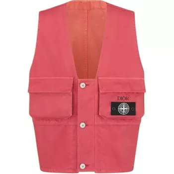 Stone Island X Майка мужская персиково-розовый Dior, розовый