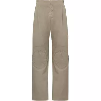 Stone Island X Повседневные брюки мужские светло-коричневые Dior, коричневый