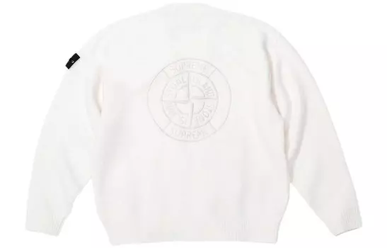 Stone Island X STONE ISLAND FW23 Совместный трикотаж унисекс Supreme, черный