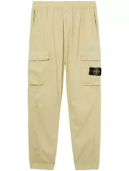 Stone Island зауженные брюки карго, нейтральный цвет